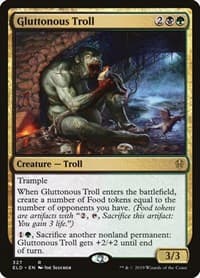 Gluttonous Troll - Throne of Eldraine - Magic: The Gathering card