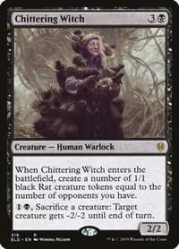 Chittering Witch - Throne of Eldraine - Magic: The Gathering card
