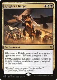 Knights' Charge - Throne of Eldraine - Magic: The Gathering card