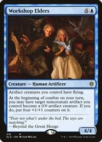 Workshop Elders - Throne of Eldraine - Magic: The Gathering card