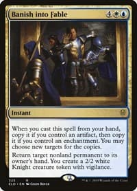 Banish into Fable - Throne of Eldraine - Magic: The Gathering card