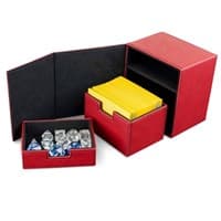 Deck Vault LX - 100 - Red - BCW Deck Boxes - Deck Boxes card