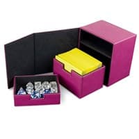 Deck Vault LX - 100 - Pink - BCW Deck Boxes - Deck Boxes card