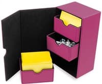 Deck Vault LX - 200 - Pink - BCW Deck Boxes - Deck Boxes card