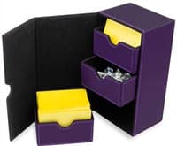 Deck Vault LX - 200 - Purple - BCW Deck Boxes - Deck Boxes card
