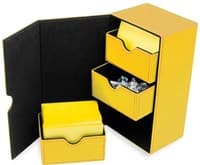 Deck Vault LX - 200 - Yellow - BCW Deck Boxes - Deck Boxes card