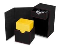 Deck Vault LX - 80 - Black - BCW Deck Boxes - Deck Boxes card