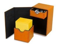 Deck Vault LX - 80 - Orange - BCW Deck Boxes - Deck Boxes card