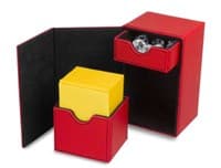 Deck Vault LX - 80 - Red - BCW Deck Boxes - Deck Boxes card