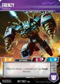 Frenzy - Warrior - Blaster VS Soundwave Box Set - Transformers TCG card