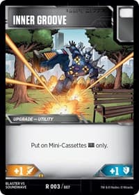 Inner Groove - Blaster VS Soundwave Box Set - Transformers TCG card