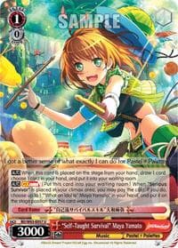 "Self-Taught Survival" Maya Yamato - BanG Dream! Girls Band Party! Vol.2 - Weiss Schwarz card