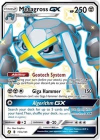Metagross GX - 157a/145 - Alternate Art Promos - Pokemon card