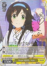 Team KBYD, Yuki (Alternate Art Promo) - The iDOLM@STER Cinderella Girls - Weiss Schwarz card
