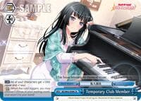 Temporary Club Member - BanG Dream! Girls Band Party! Vol.2 - Weiss Schwarz card