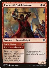 Embereth Shieldbreaker - Throne of Eldraine - Magic: The Gathering card