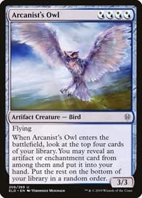 Arcanist's Owl - Throne of Eldraine - Magic: The Gathering card