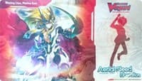 Cardfight!! Vanguard Preorder Playmat: Aerial Steed Liberation - Blazing Lion, Platina Ezel - Bushiroad Playmats - Playmats card