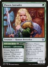 Flaxen Intruder - Throne of Eldraine - Magic: The Gathering card