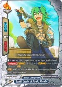 Bandit Leader of Bonds, Masato - Blazing Overclash - Future Card BuddyFight card