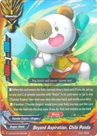 Beyond Aspiration, Chibi Panda - Blazing Overclash - Future Card BuddyFight card
