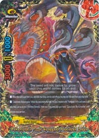 Cataclysmic Seed, Hyakugan Yamigedo Larva - Blazing Overclash - Future Card BuddyFight card