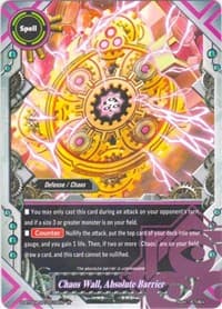 Chaos Wall, Absolute Barrier - Blazing Overclash - Future Card BuddyFight card
