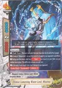 Demise Lamenting Water Lord, Miserea - Blazing Overclash - Future Card BuddyFight card