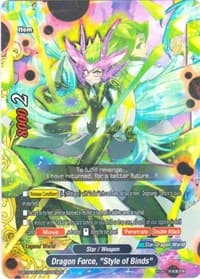 Dragon Force, "Style of Binds" - Blazing Overclash - Future Card BuddyFight card