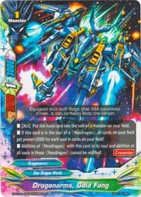 Dragonarms, Gaia Fang - Blazing Overclash - Future Card BuddyFight card