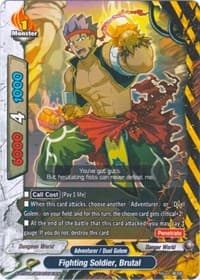 Fighting Soldier, Brutal - Blazing Overclash - Future Card BuddyFight card