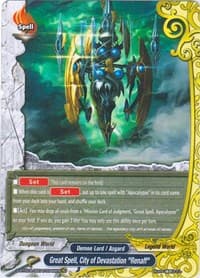 Great Spell, City of Devastation "Renaff" - Blazing Overclash - Future Card BuddyFight card