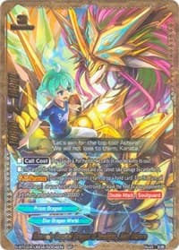 Heavenly Crystal Dragon of Sunlight, Aldo Athora (SP) - Blazing Overclash - Future Card BuddyFight card