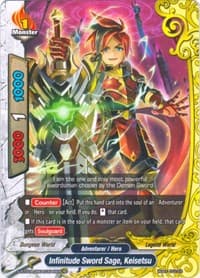 Infinitude Sword Sage, Keisetsu - Blazing Overclash - Future Card BuddyFight card