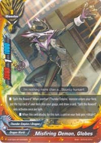 Misfiring Demon, Globes - Blazing Overclash - Future Card BuddyFight card