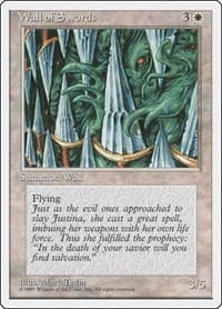Wall of Swords - Fourth Edition - Magic: The Gathering card