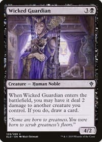 Wicked Guardian - Throne of Eldraine - Magic: The Gathering card