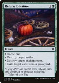 Return to Nature - Throne of Eldraine - Magic: The Gathering card