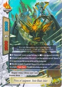 Proxy of Judgment, Stein Blade Joker - Blazing Overclash - Future Card BuddyFight card