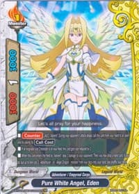Pure White Angel, Eden - Blazing Overclash - Future Card BuddyFight card