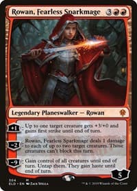 Rowan, Fearless Sparkmage - Throne of Eldraine - Magic: The Gathering card