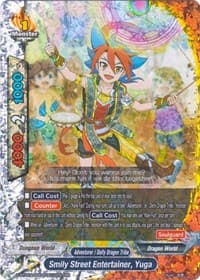 Smily Street Entertainer, Yuga - Blazing Overclash - Future Card BuddyFight card