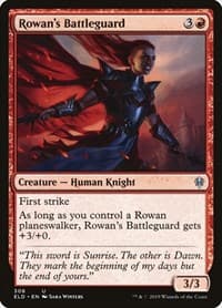 Rowan's Battleguard - Throne of Eldraine - Magic: The Gathering card
