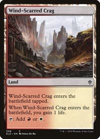 Wind-Scarred Crag - Throne of Eldraine - Magic: The Gathering card