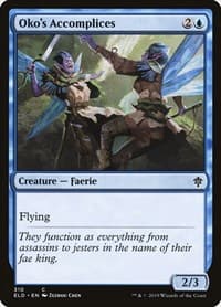 Oko's Accomplices - Throne of Eldraine - Magic: The Gathering card