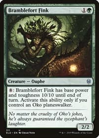 Bramblefort Fink - Throne of Eldraine - Magic: The Gathering card