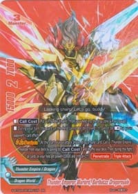 Thunder Emperor Warlord, Barlbatzz Dragoroyale (BR) - Blazing Overclash - Future Card BuddyFight card