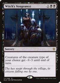 Witch's Vengeance - Throne of Eldraine - Magic: The Gathering card
