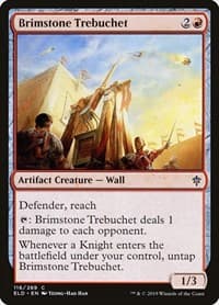 Brimstone Trebuchet - Throne of Eldraine - Magic: The Gathering card