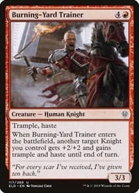 Burning-Yard Trainer - Throne of Eldraine - Magic: The Gathering card